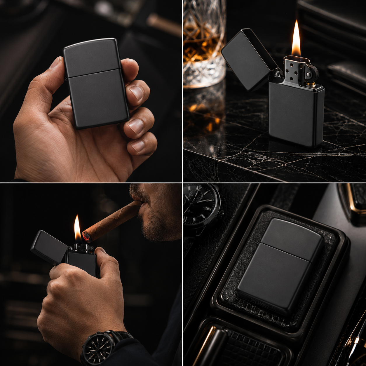 Matte Black Zorro   Lighter